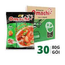  MÌ DINH DƯỠNG KHOAI TÂY OMACHI XỐT TƠM CHUA CAY MN 30 GÓI  X 80GR 