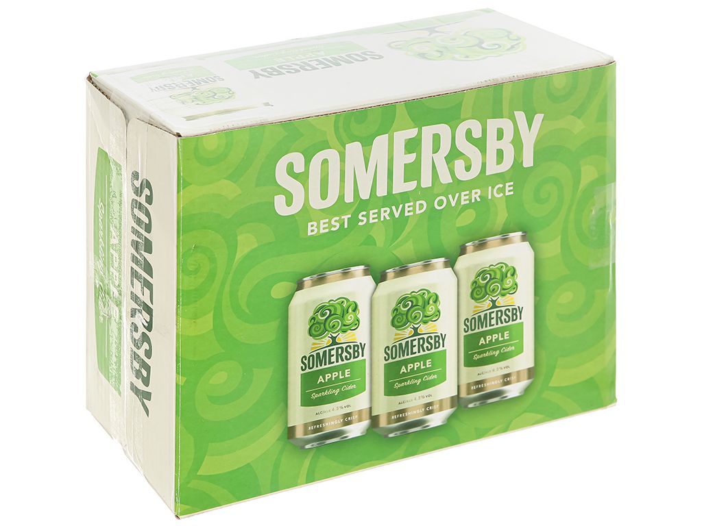  SOMERSBY CHAI -VỊ TÁO X 12 CHAI *330ML 