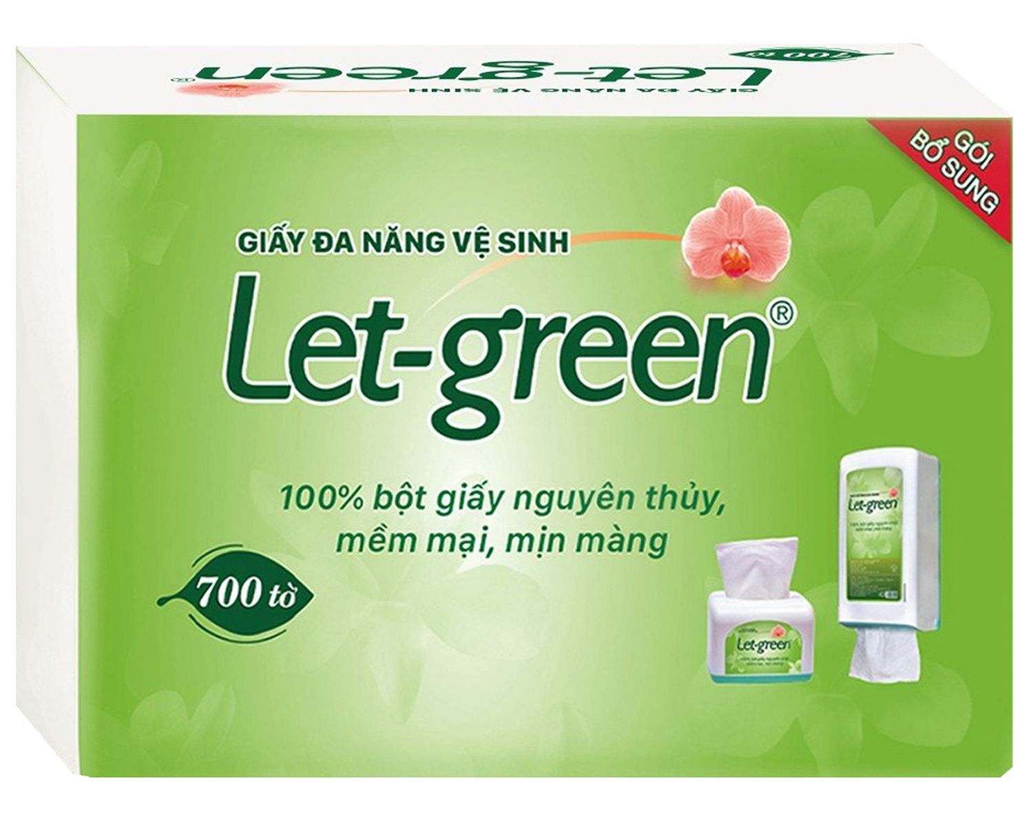  GIẤY LET GREEN 700 TỜ X10 XẤP/ CÂY 