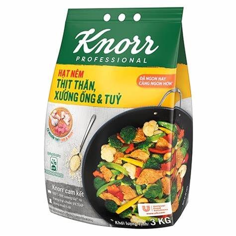  HẠT NÊM KNORR 3KGX4 GÓI 