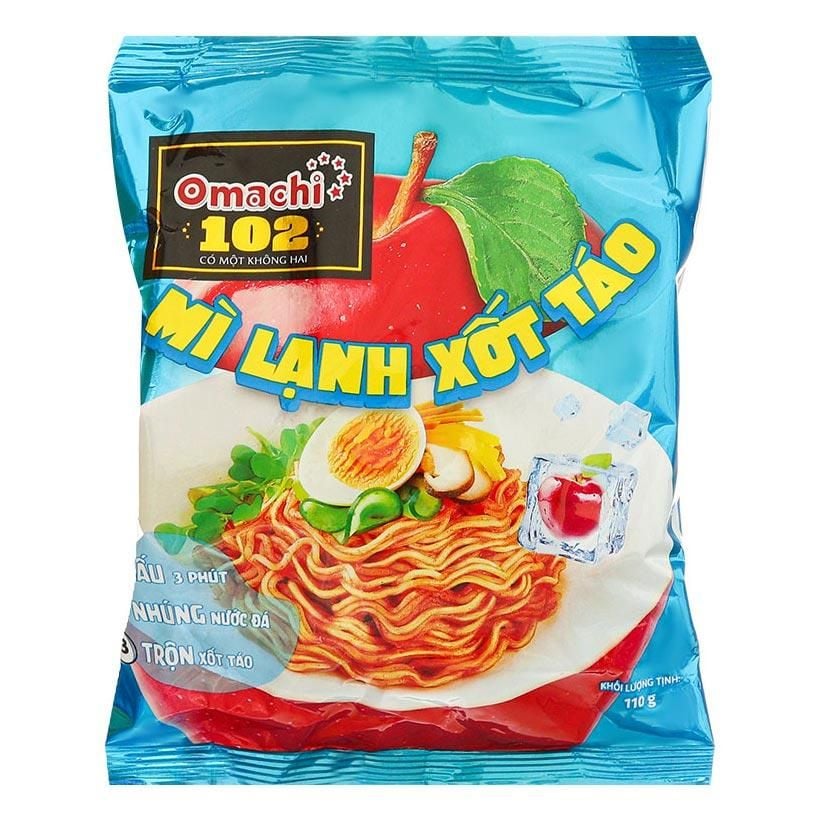  MÌ DINH DƯỠNG KHOAI TÂY OMACHI 102 MÌ LẠNH XỐT TÁO MN 6BL X5 GÓI X 110G 