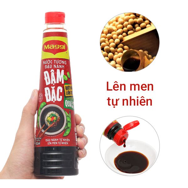  NƯỚC TƯƠNG MAGGI ĐẬM ĐẶC 300 ML X 24 CHAI 