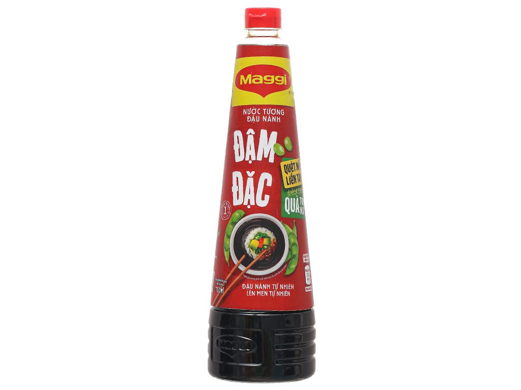  NƯỚC TƯƠNG MAGGI ĐẬM ĐẶC 700ML X 12 CHAI 