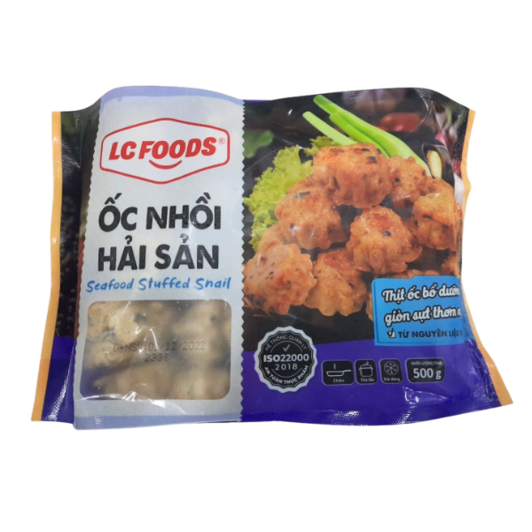  ỐC NHỒI HẢI SẢN LC 500G X 40 GÓI 