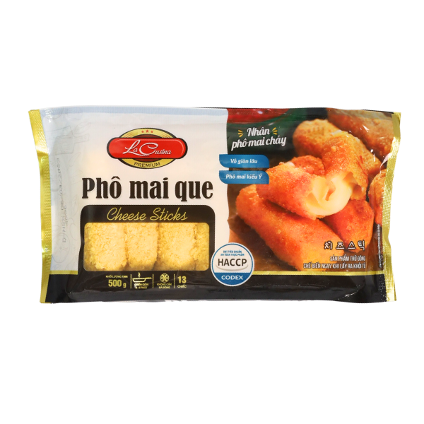  PHÔ MAI QUE TAN CHẢY MOZZARELLA LC FOODS 480G*20 GÓI 