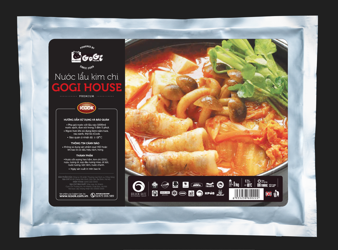  Nước Lẩu Kimchi GoGi House 1000ml 