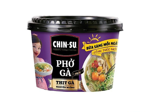  PHỞ GÀ CHINSU (CÓ THỊT) 12 HỘP X 135GR 