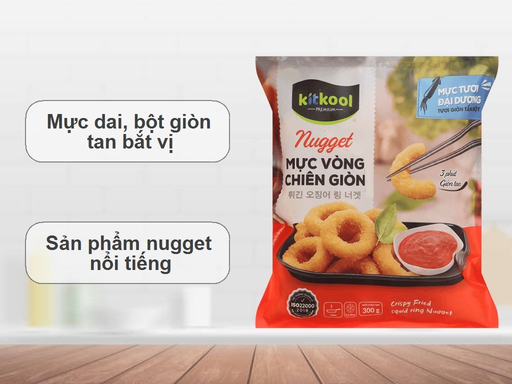  MỰC VÒNG NUGGET LC FOODS 300G*20 GÓI 