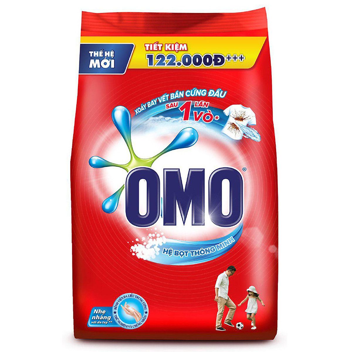  BỘT GIẶT OMO 3KG X 4 GÓI 