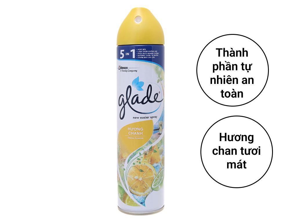  GLADE - XỊT PHÒNG HƯƠNG CHANH 280ML 