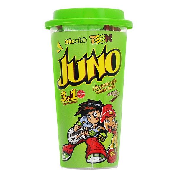 XÚC XÍCH TIỆT TRÙNG TEEN JUNO LẮC RONG BIỂN 15G X 4 CÂY 