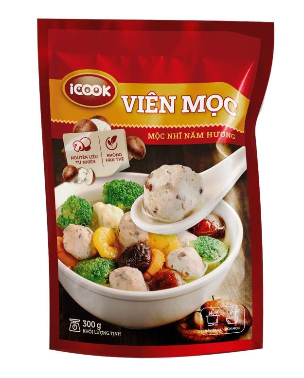  Viên mọc mộc nhĩ nấm hương 300g 