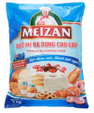  BỘT MÌ ĐA DỤNG CAO CẤP MEIZAN 1KG*10 GÓI 