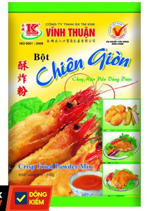  B.CHIÊN GIÒN VĨNH THUẬN 1KGX 10 GÓI 