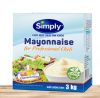  MAYONNAISE SIMPLY 3KG X 4 HỘP/THÙNG 