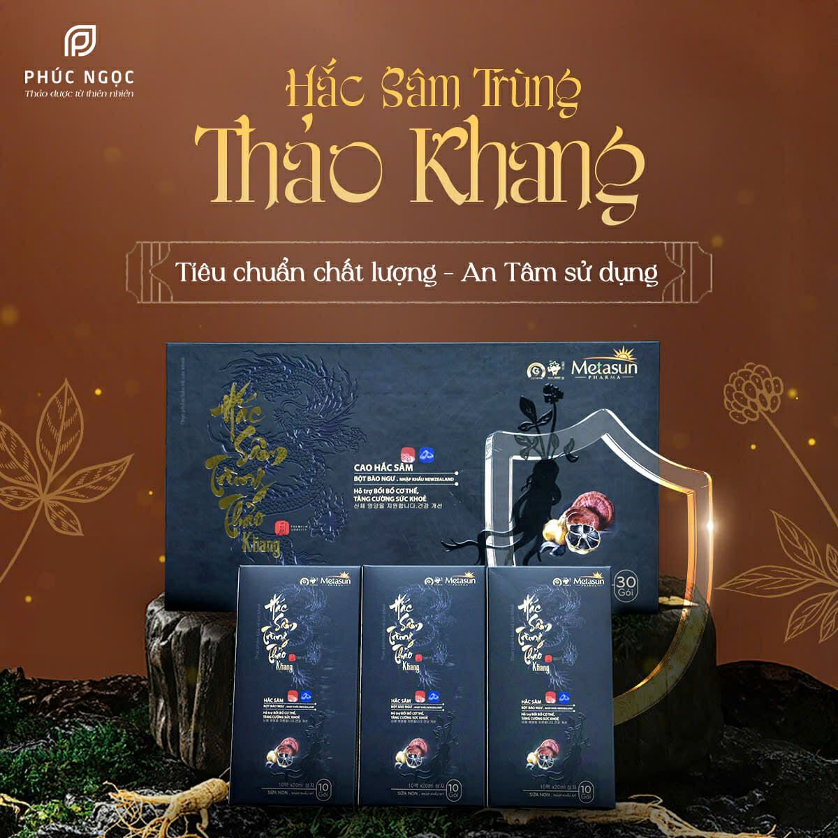  Combo 3 hộp Hắc Sâm Trùng Tặng 1 AB 