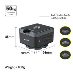 Zeapon Micro3 E1000 + Pons Motorized Pan Head - Slider chuyên nghiệp dành cho Máy Ảnh - Tải trọng 12kg