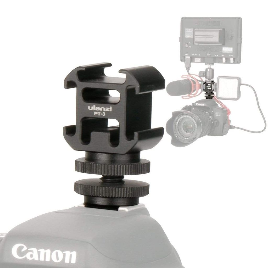 Ulanzi PT-03S Triple Cold Shoe Mount