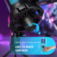 Fifine A6V USB Micro RGB Cho Gaming