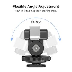 Ulanzi CA22 Cold Shoe Mount Adapter for DJI OSMO Action 4/3 & Pocket 3