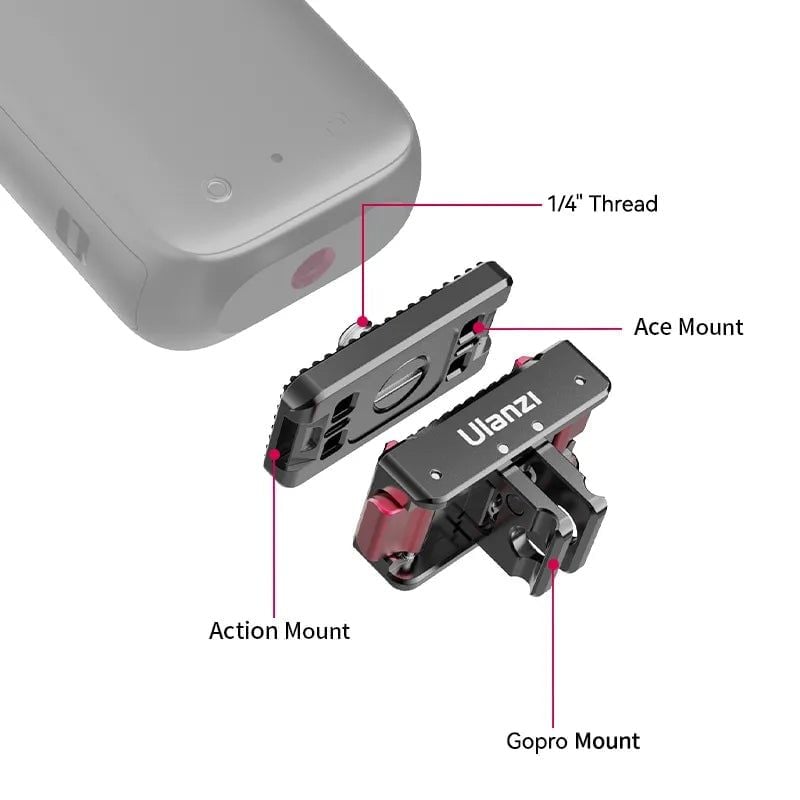 Ulanzi IN-01 QR Mount for insta360 ONE RS 1