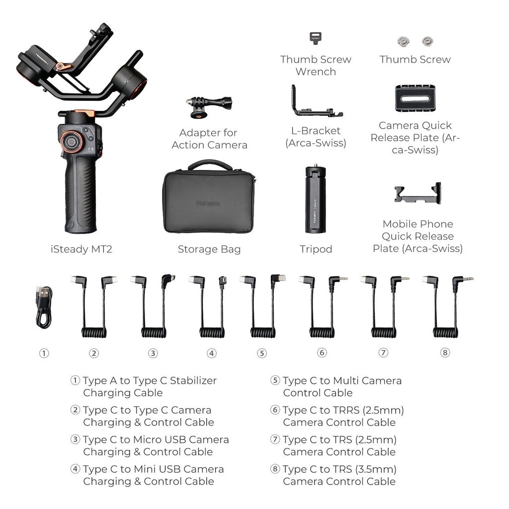 iSteady MT2 - Gimbal Camera Hohem iSteady MT2