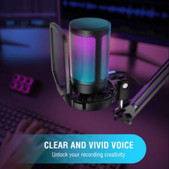 Fifine A6V USB Micro RGB Cho Gaming