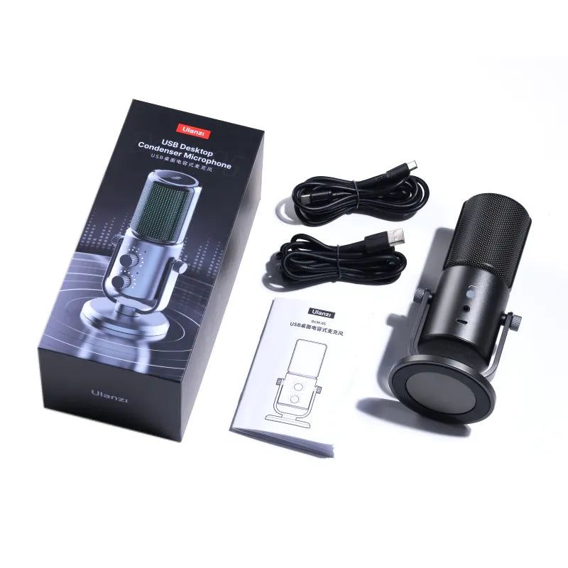 Ulanzi YV005 Condenser Microphone with RGB