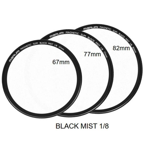 Kính lọc Kase KW Revolution Black Mist Magenetic 1/8 (67mm - 95mm)