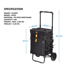 Xe đẩy chụp ảnh Ulanzi BT03