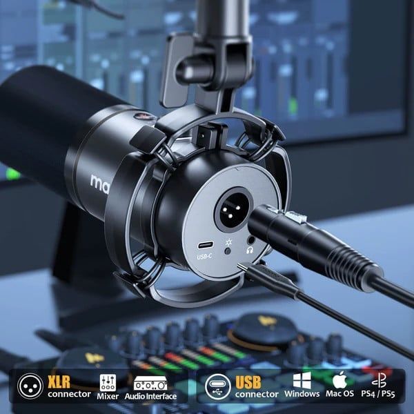 MAONO PD200X / Mic thu âm Dynamic đa hướng cổng USB/XLR