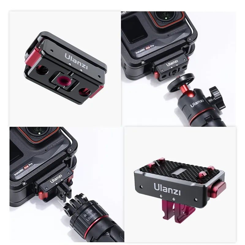 Ulanzi IN-03 QR Mount for insta360 Ace/AcePrO /ONE RS(Twin/4K)/ONE R