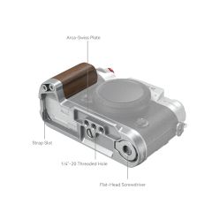 SmallRig Wooden L-Shape Grip for FUJIFILM X-T50 4784