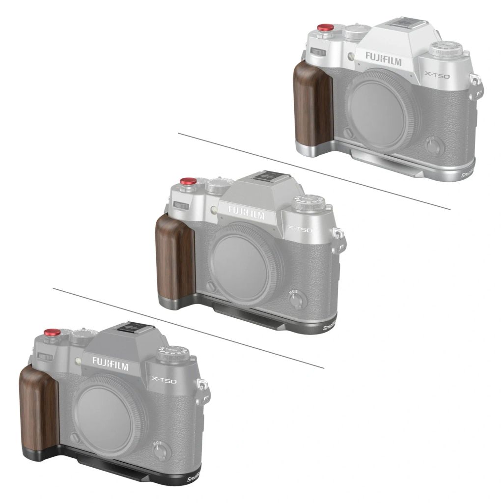 SmallRig Wooden L-Shape Grip for FUJIFILM X-T50 4784