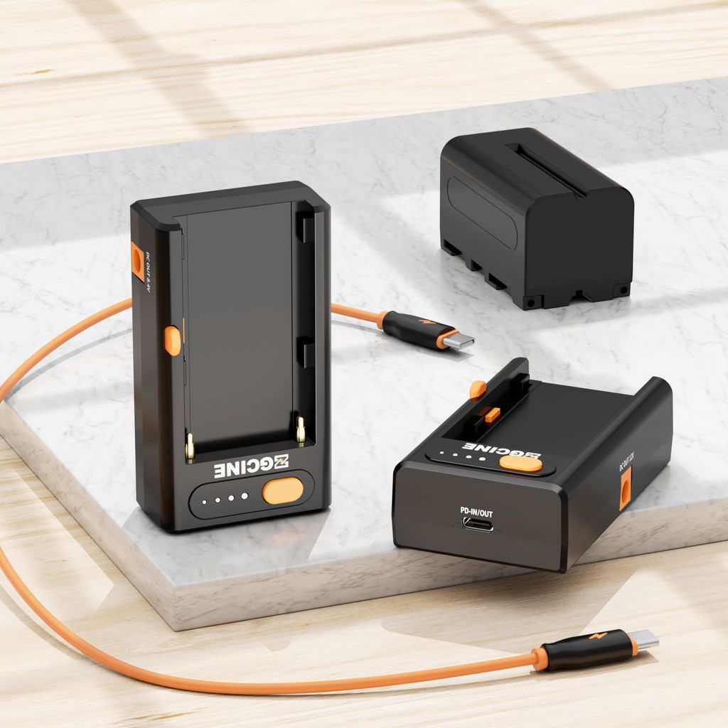 ZGCINE NPF-02 NPF Battery Charger Powering Adapter - Sạc ZGCINE NPF 02
