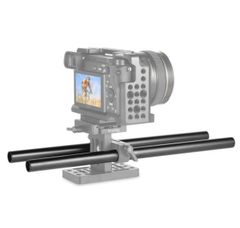 Phụ Kiện Quay Phim Cho Máy Ảnh SmallRig 2pcs 15mm Black Aluminum Alloy Rod (M12-30cm) 12inch – 1053