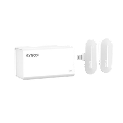 Synco P1SL / Micro Thu Âm Không Dây 1 Người Dùng cho iPhone jack Lightning (Màu Trắng)