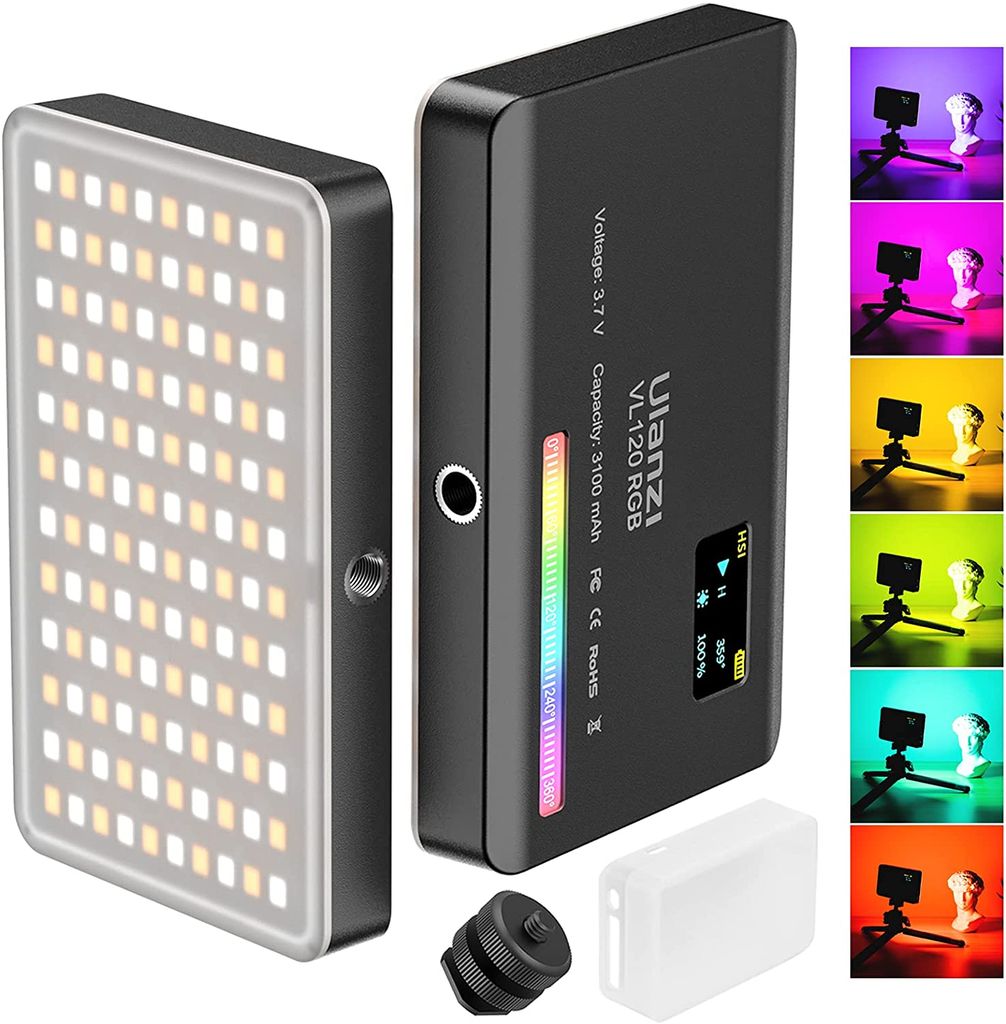ULANZI VL120 RGB Full Color Video Light - Đèn LED đổi màu RGB