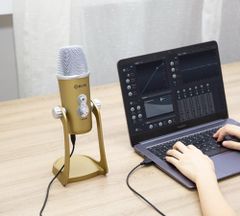 Micro Thu Âm BY-PM700 / BY-PM700R / BY-PM700G  - Cho Máy Tính, PC Để Thu Âm Clip ASRM Độ Nhạy Tiếng Cao