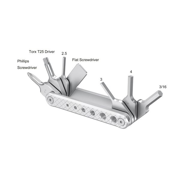 SmallRig AAK2213C - Folding Tool Set with Screwdrivers and Wrenches