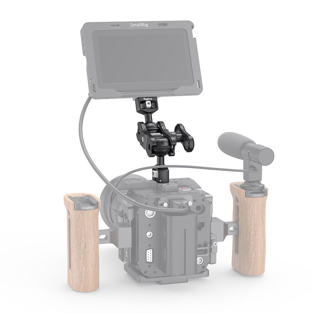 SmallRig 2115C - Magic Arm with Double Ball Heads ( Arri locating Pins and 1/4