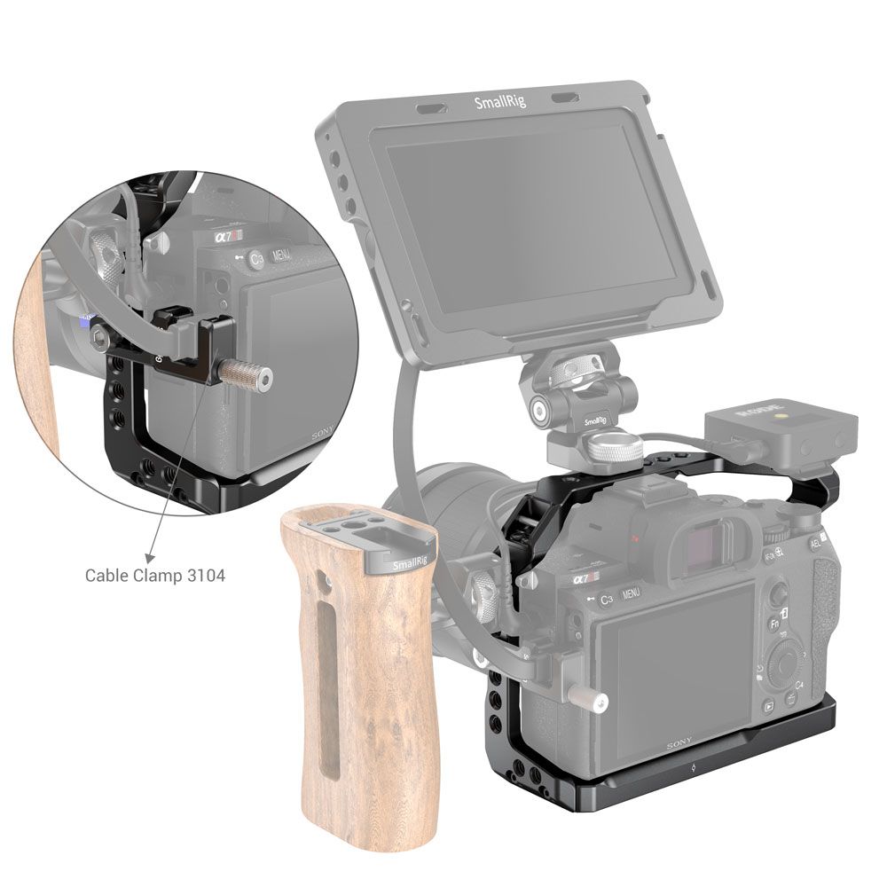 SmallRig 2918 - Light Camera Cage for Sony A7 III A7R III A9