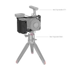 SmallRig 3164 - Khung bảo vệ kèm báng tay cầm Silicon dành cho Sony A6100/A6300/A6400