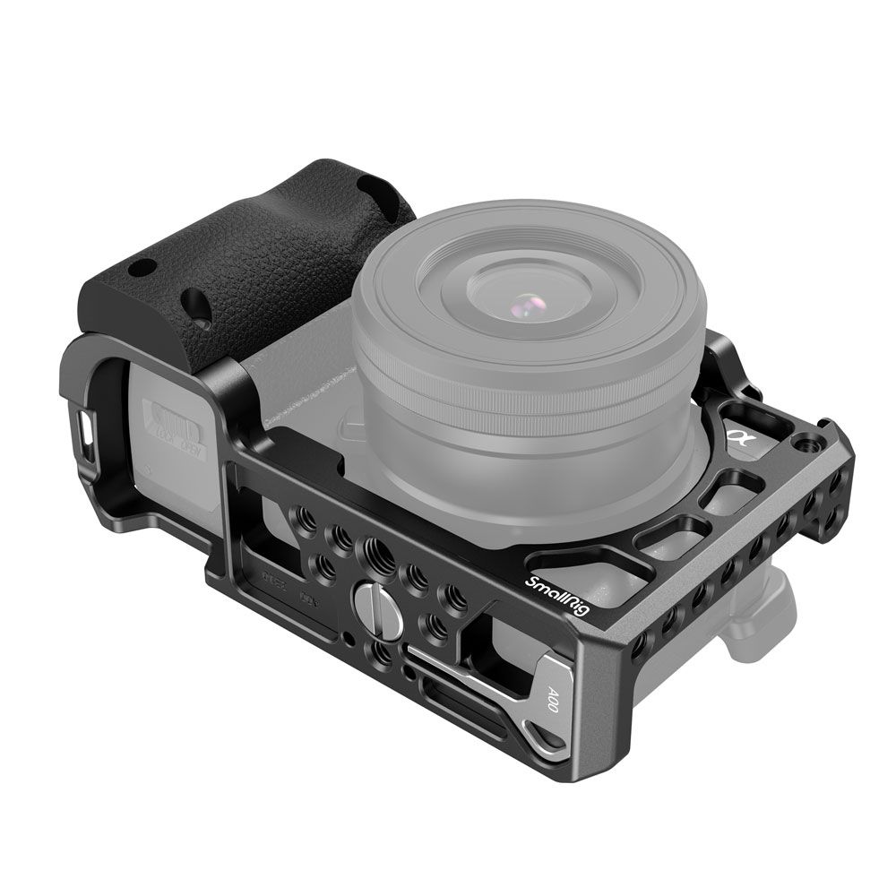SmallRig 3164 - Khung bảo vệ kèm báng tay cầm Silicon dành cho Sony A6100/A6300/A6400