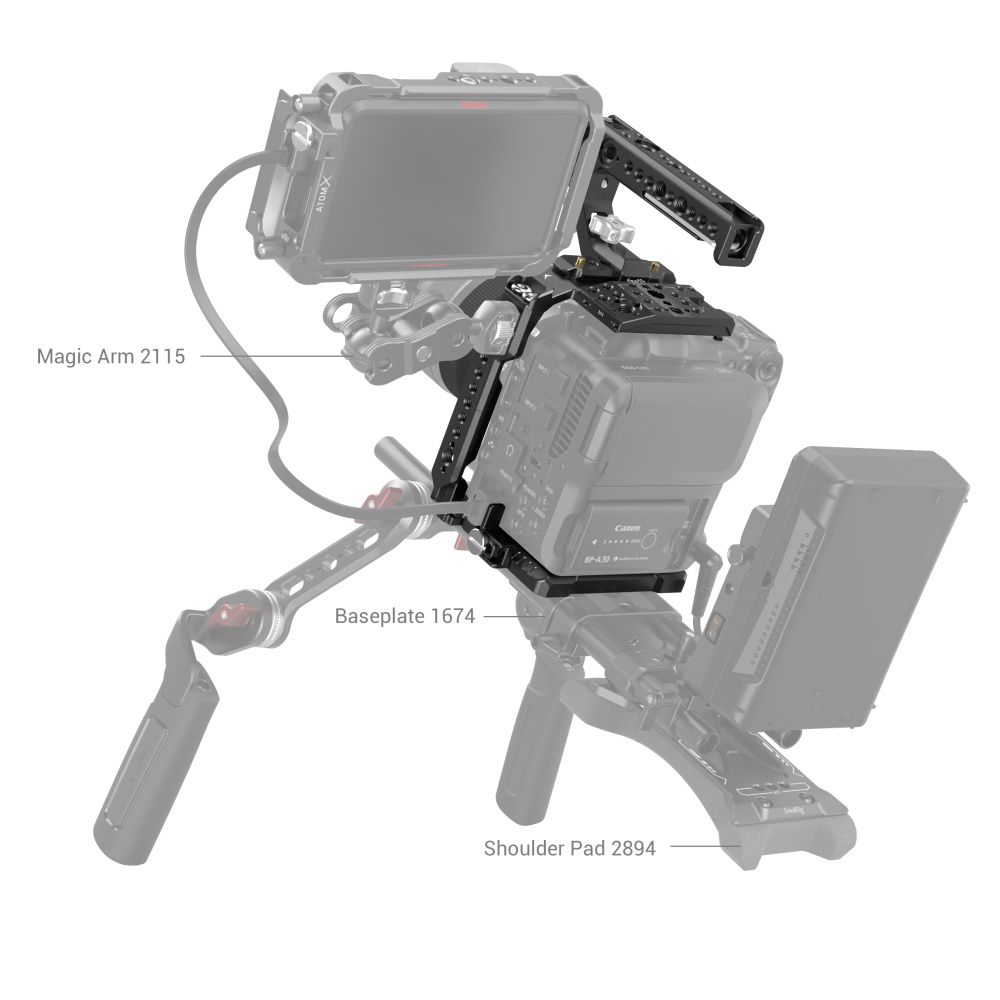SmallRig 3899 - Handheld Kit for Canon EOS C70