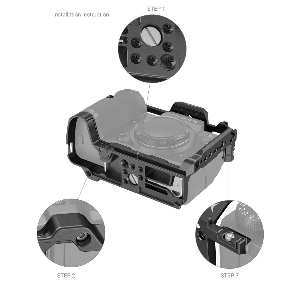 X-H2S 3934 || SmallRig Cage for FUJIFILM ||