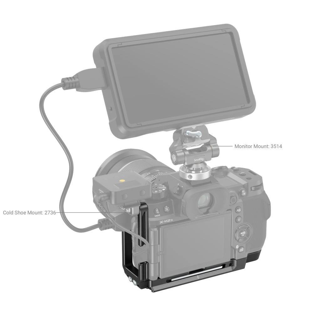 X-H2S 3928 || SmallRig L Bracket for FUJIFILM ||