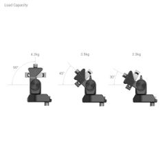 SmallRig 2904B - Swivel and Tilt Adjustable Monitor Mount with 1/4