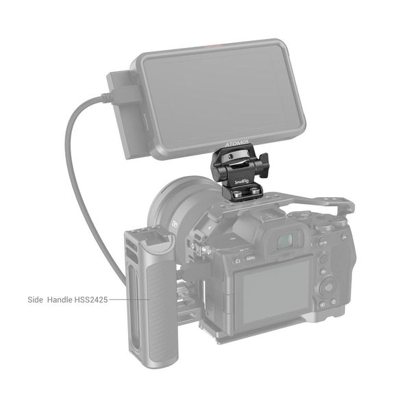 SmallRig 2904B - Swivel and Tilt Adjustable Monitor Mount with 1/4