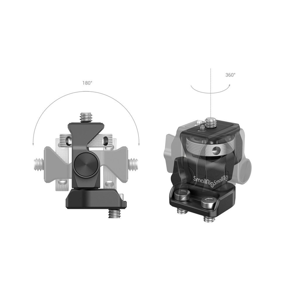 SmallRig 2904B - Swivel and Tilt Adjustable Monitor Mount with 1/4